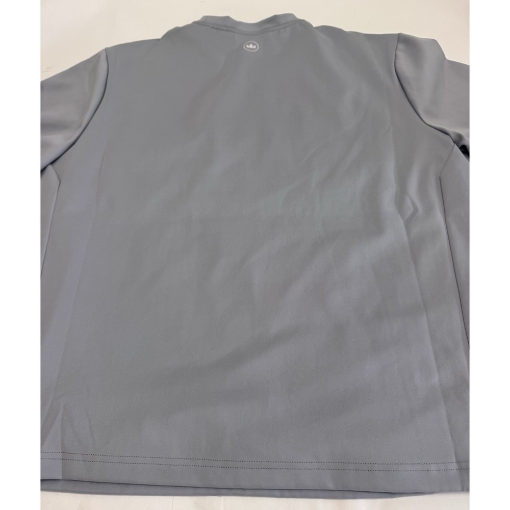 NWT Peter Millar Bond Elite Crewneck Golf Pullover Gale Gray Men's XL - Picture 12 of 13